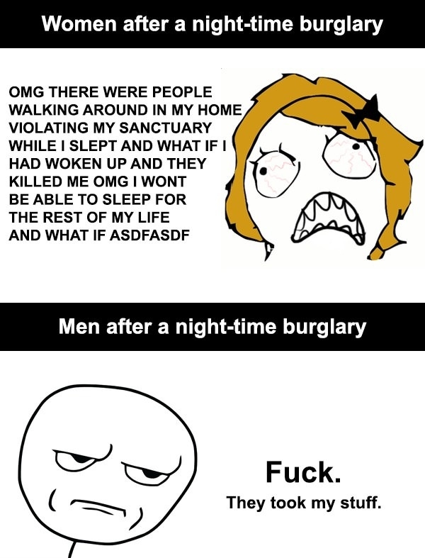After a burglary