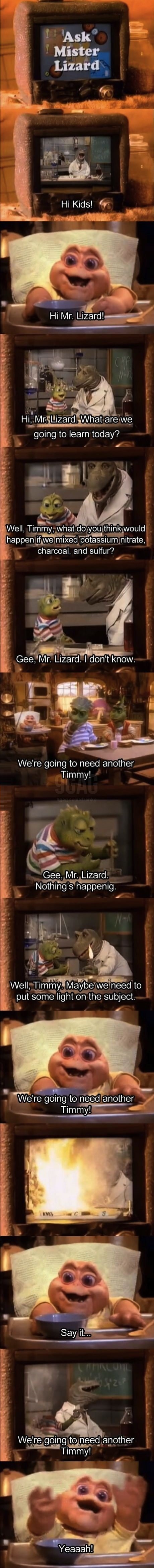 We're going to need another