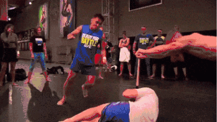 Power of a leg kick