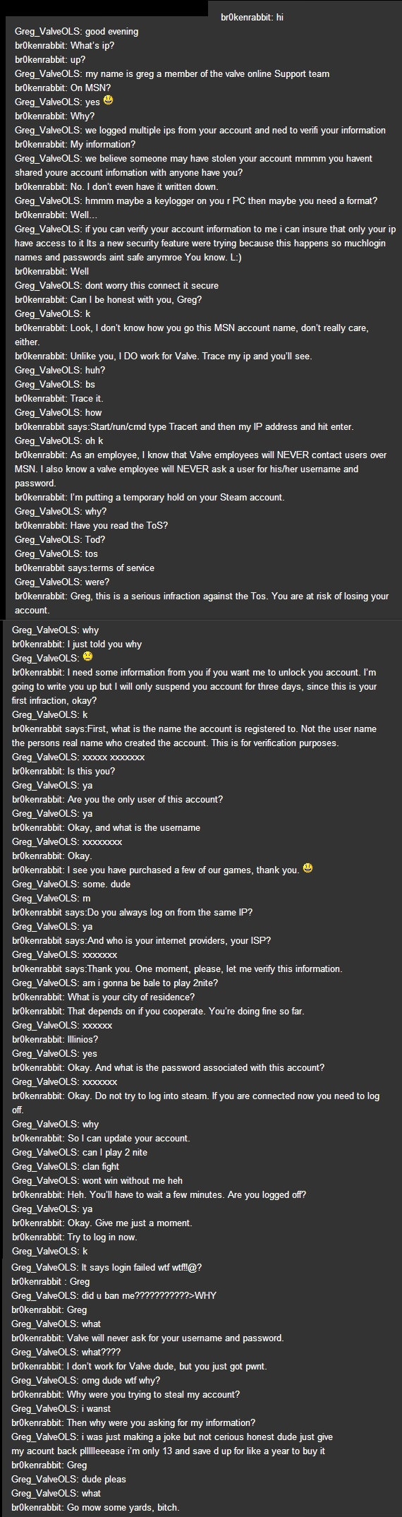 When a 13 y/o tries to hack