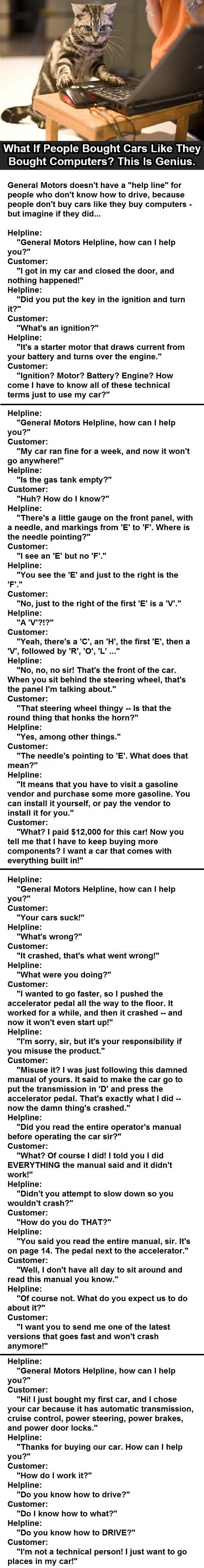 Buying cars like computers