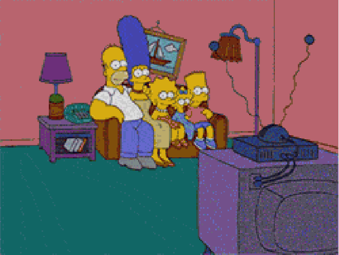 Simpsons zoom-out