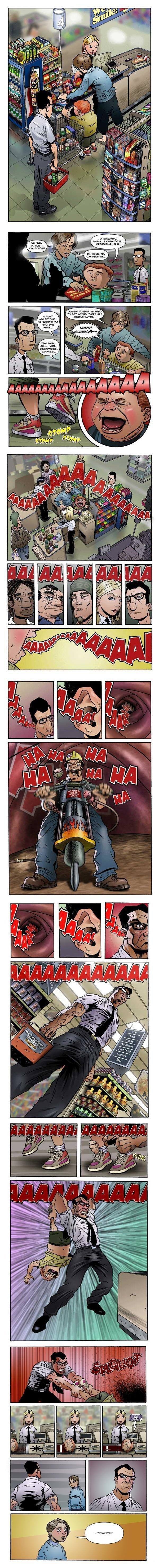 Annoying kids at the store