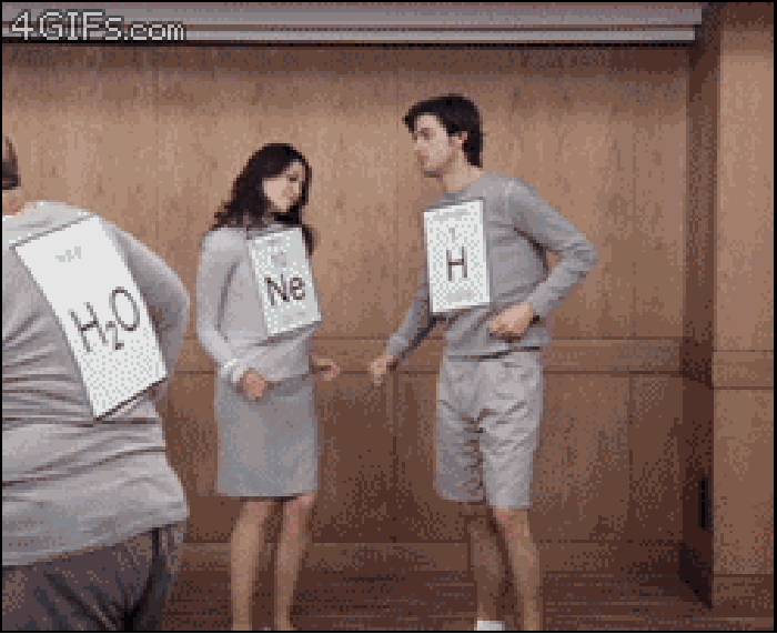 There's some chemistry