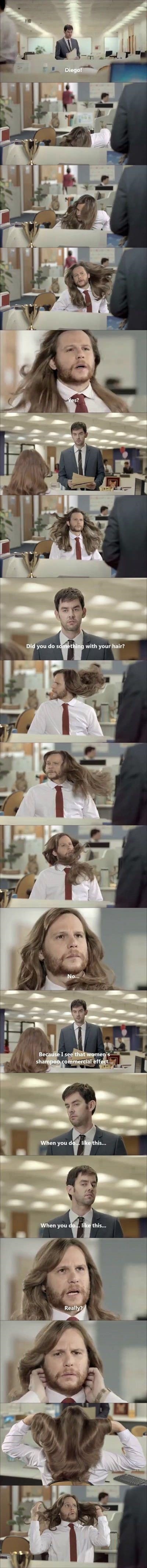 Using womens shampoo