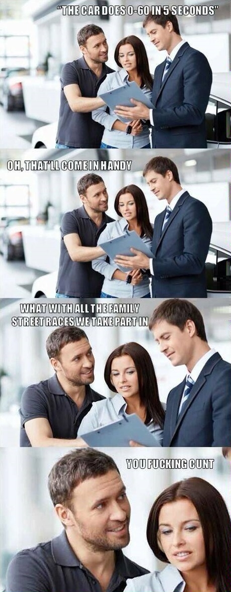 Car salesmanship