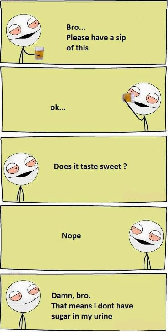 Check your blood sugar