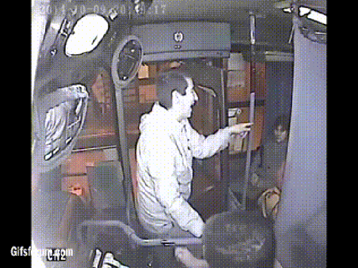 Guy tries stealing purse