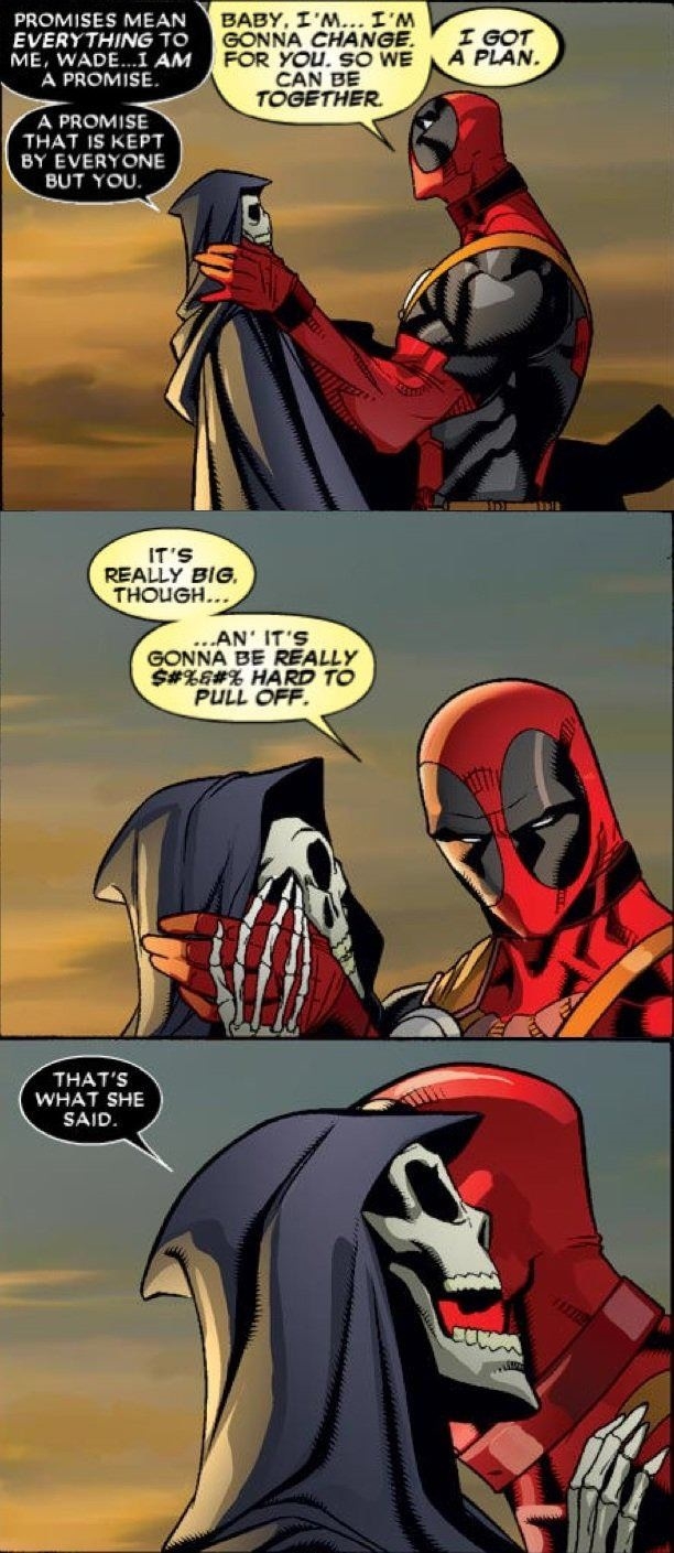 Even Deadpool finds love