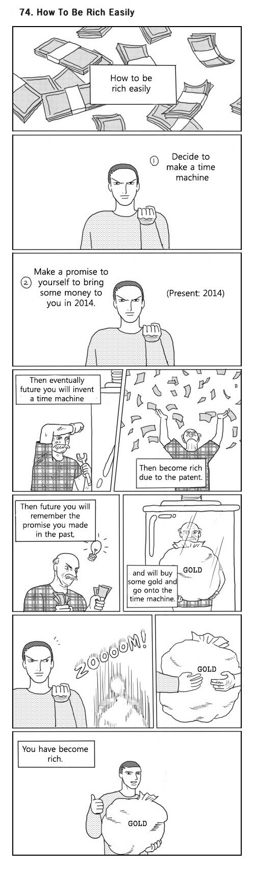 How to get rich easily