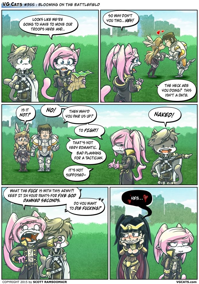 Blooming on the battlefield