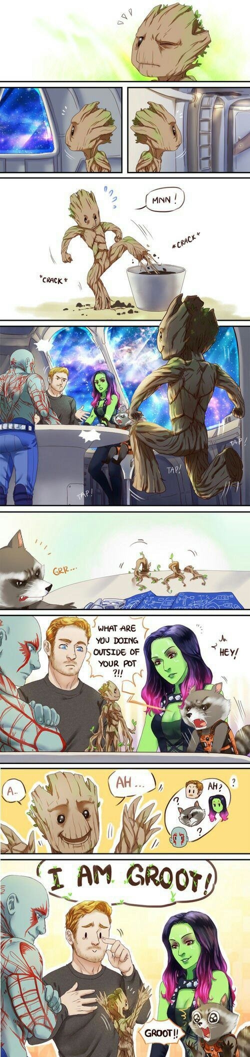 A.. Ah.. I am Groot