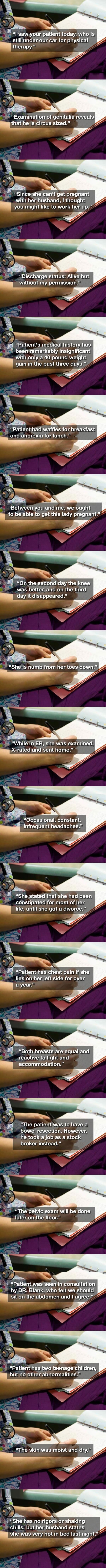 Hospital patient charts