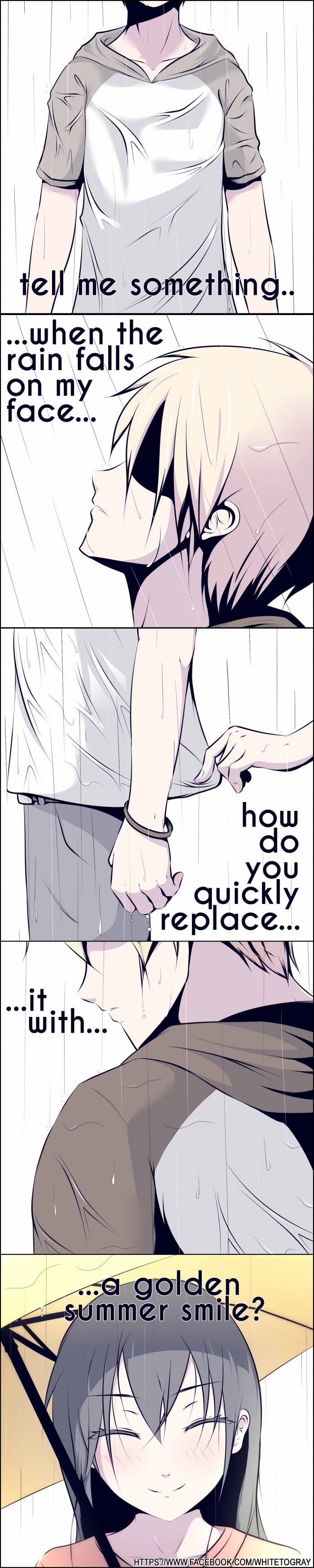 A golden summer smile