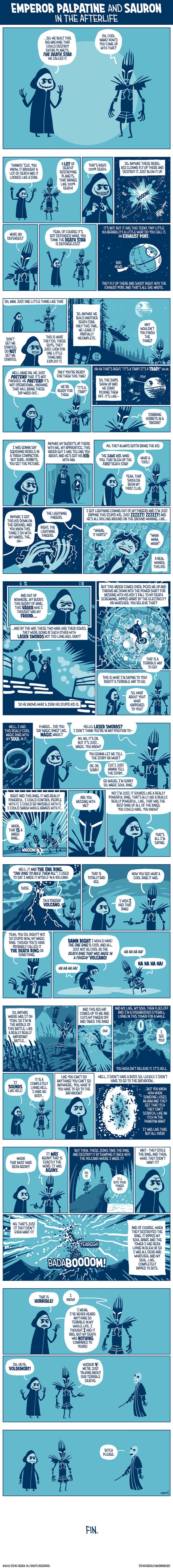 Palpatine and Sauron