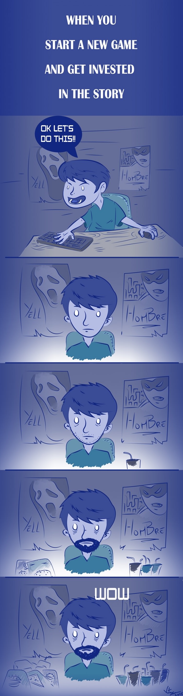 When you love a new game