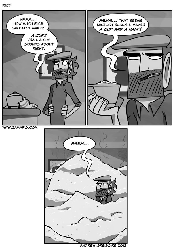 Why I never cook rice