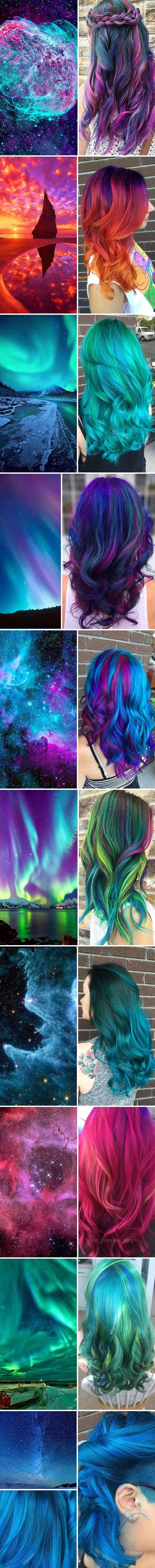 This galaxy hair trend