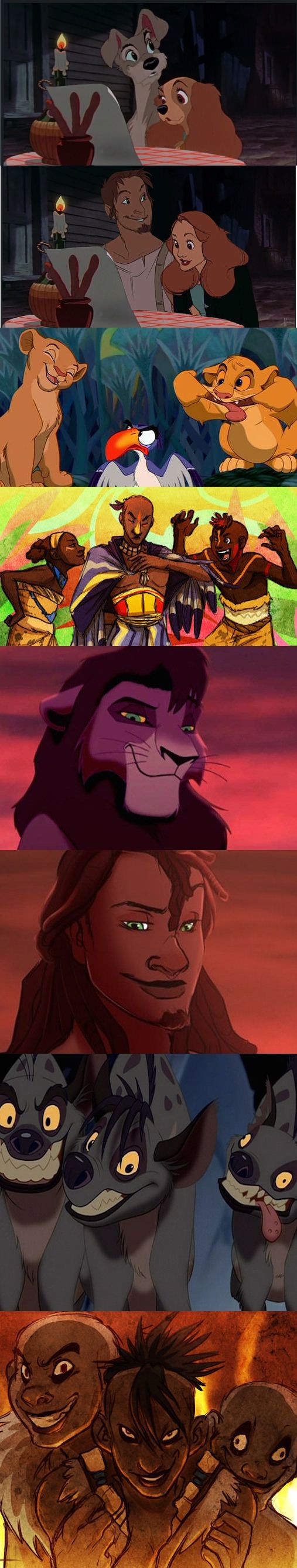 Disney animals humanized