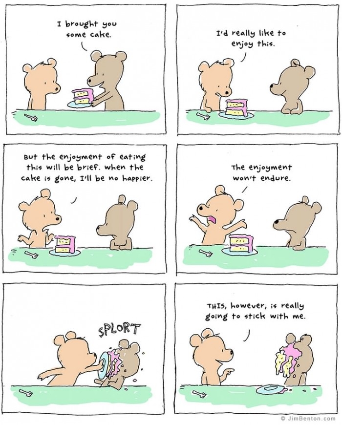 I brought you some cake