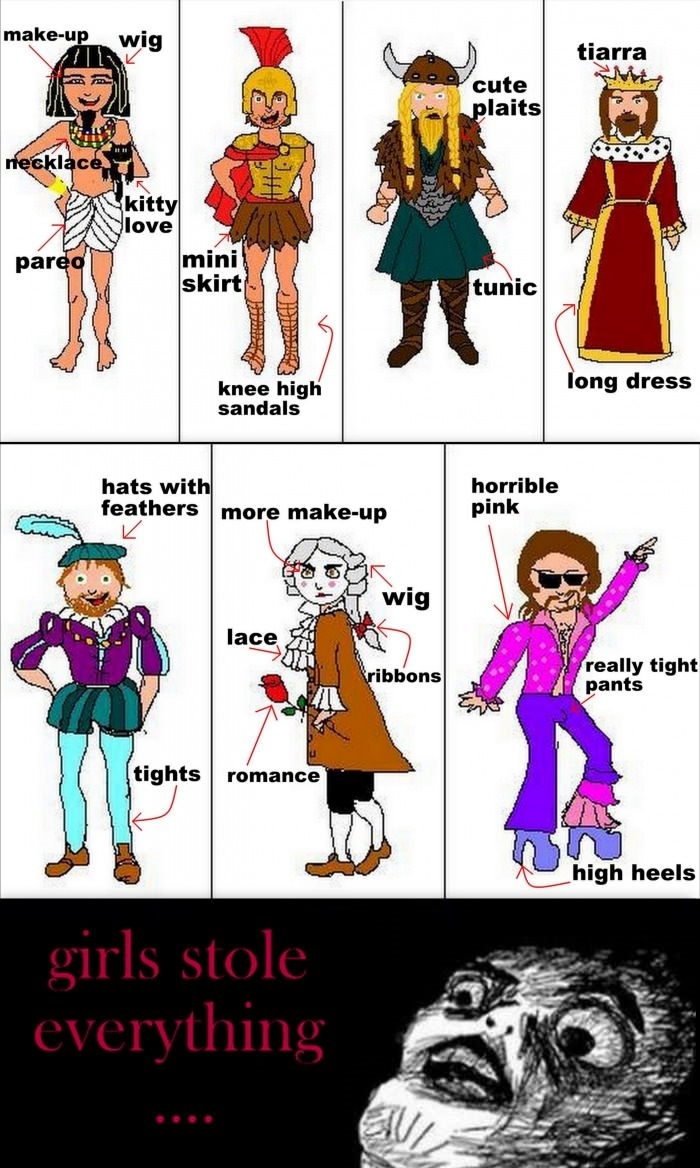 Girls stole everything!