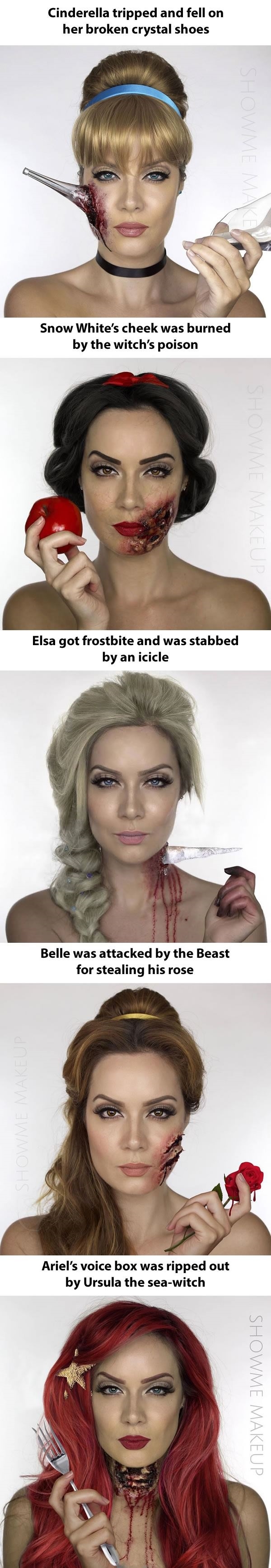 Disney Halloween makeup