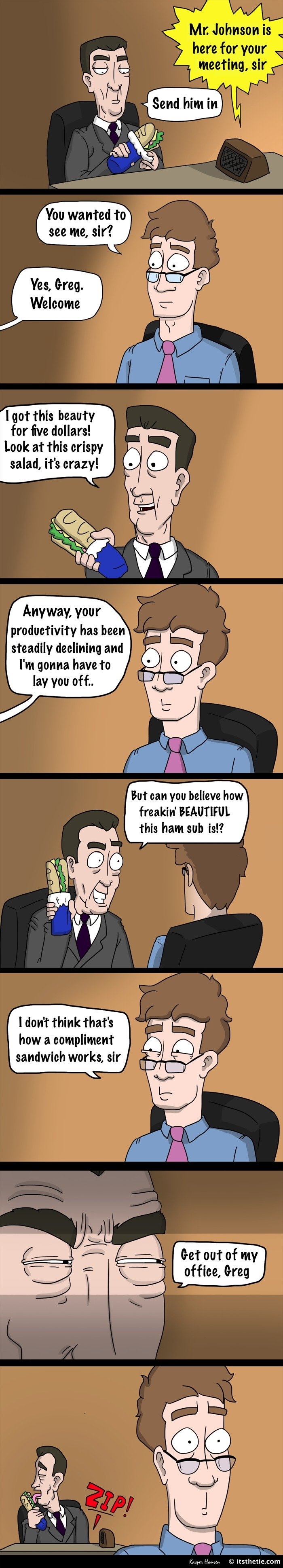 Boss would like to see ya