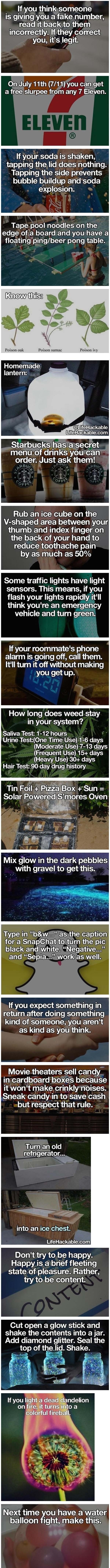 Life hacks