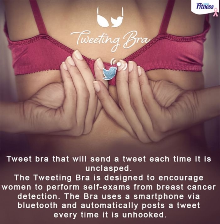 Tweeting bra