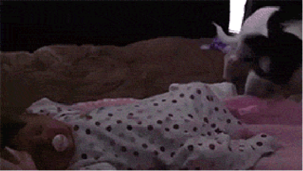 Tucking her in
