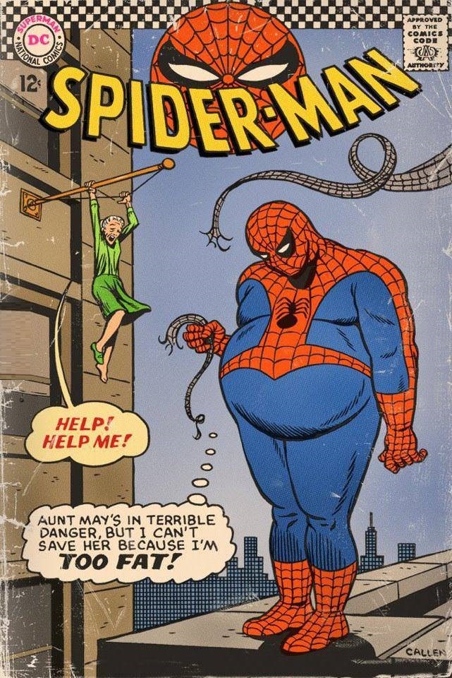 Lay off the candy, spidey!