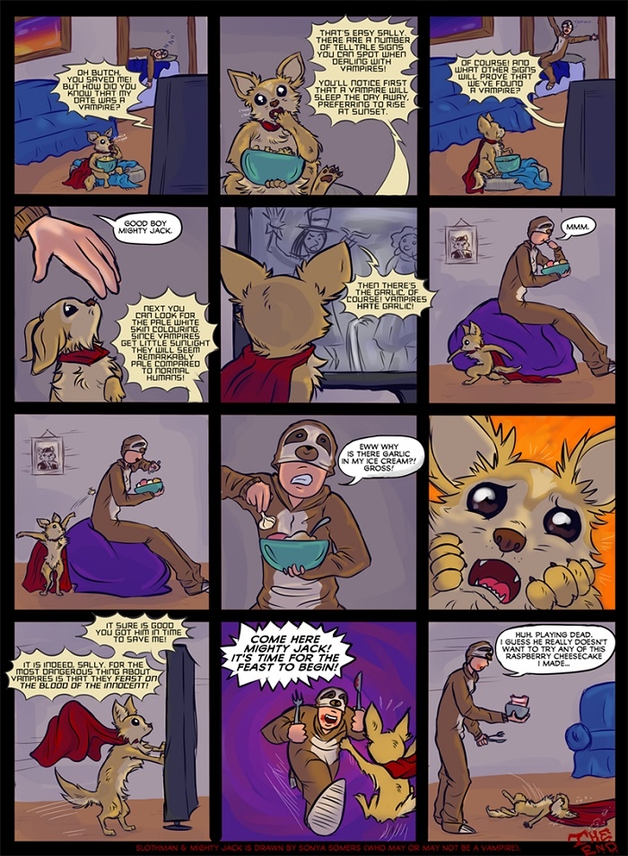 Vampires like cheesecake?