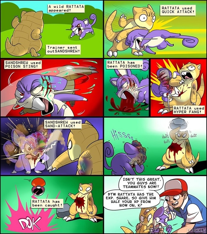 Catching wild Pokemon