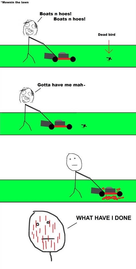 Why don't mow the lawn