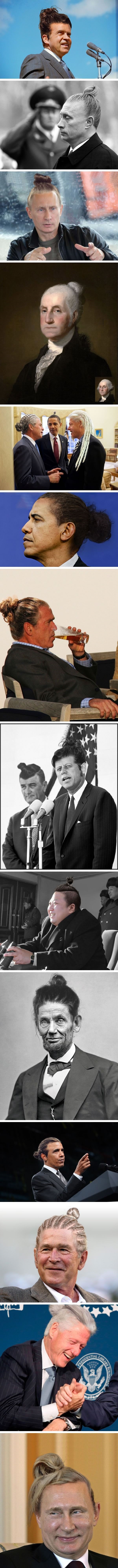 Leaders with top knots