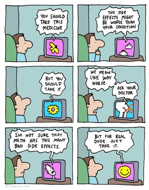 Drug ads are convincing