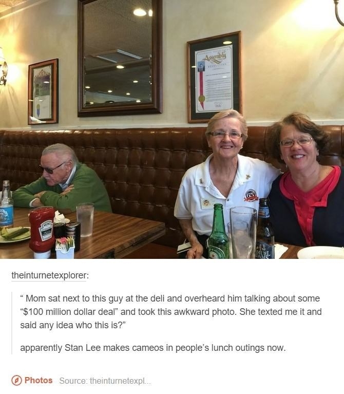 He stars in everyone's life