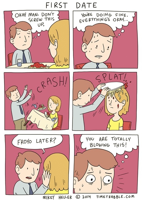 First dates are tricky