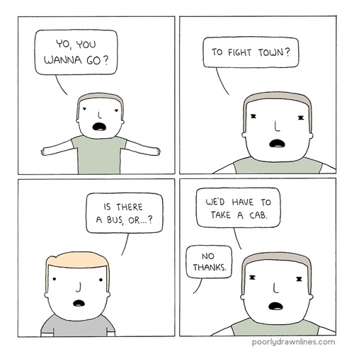 How most fights end up