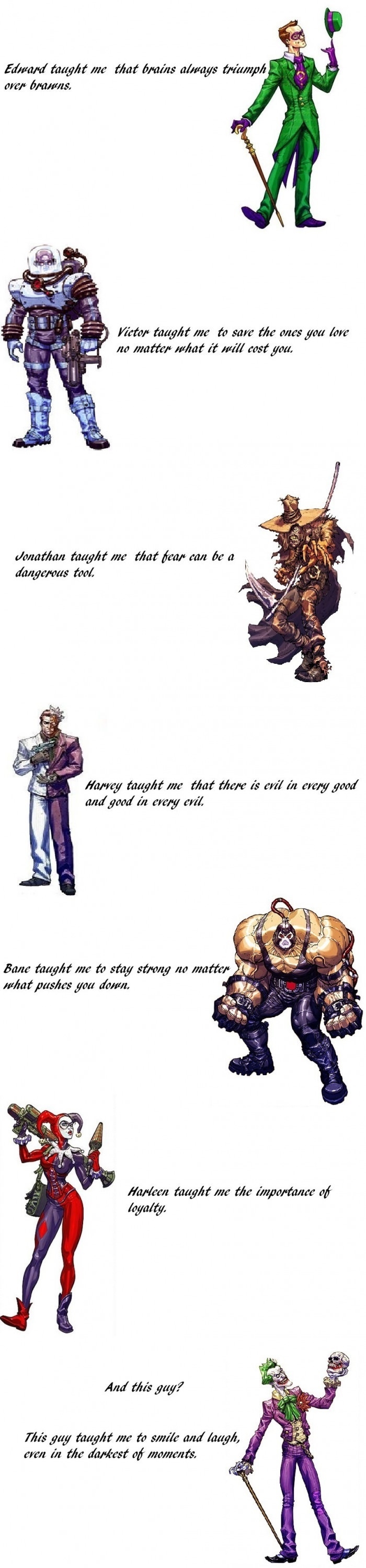 What villains taught us