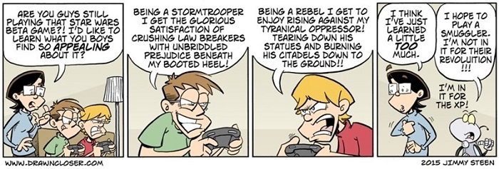 I'm in it for the XP