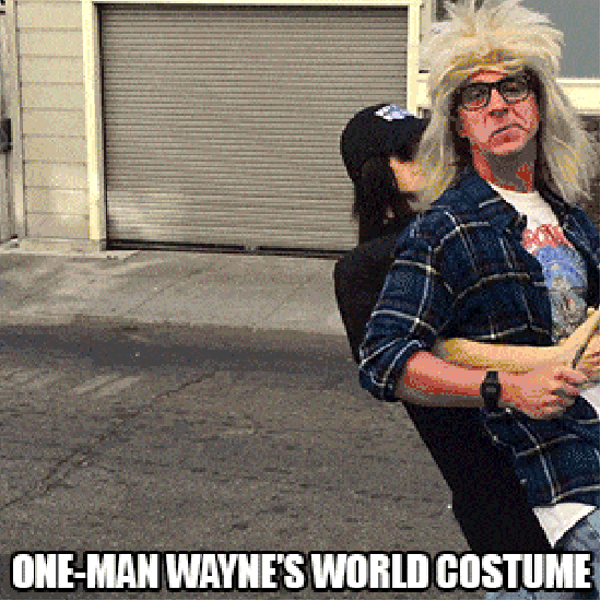 Wayne's world cosplay