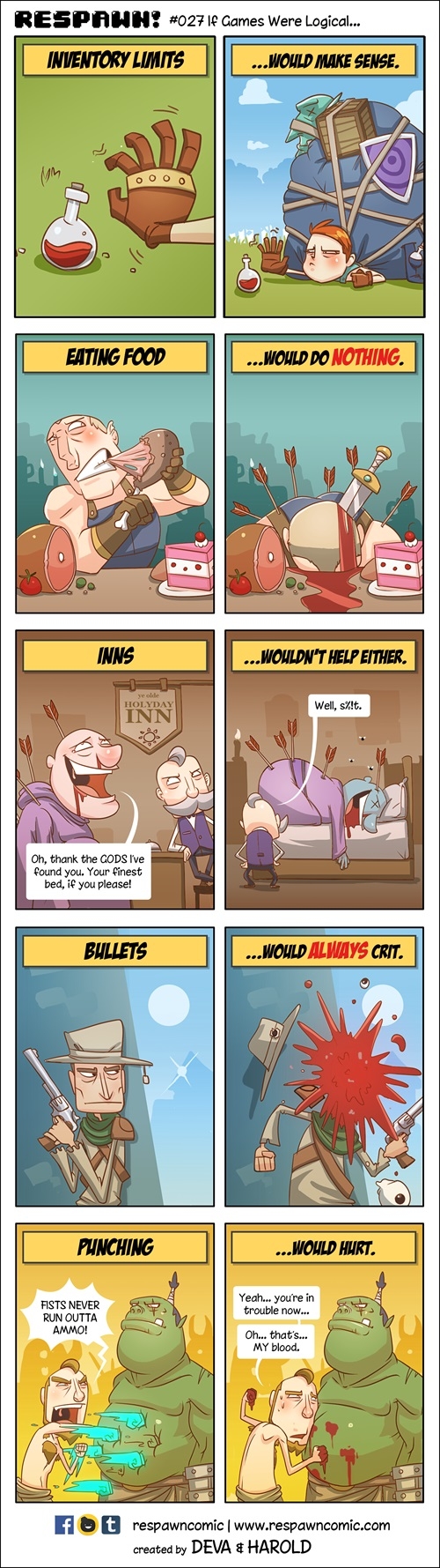 If games were logical