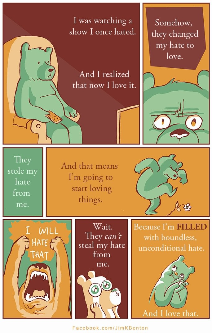 From hate to love