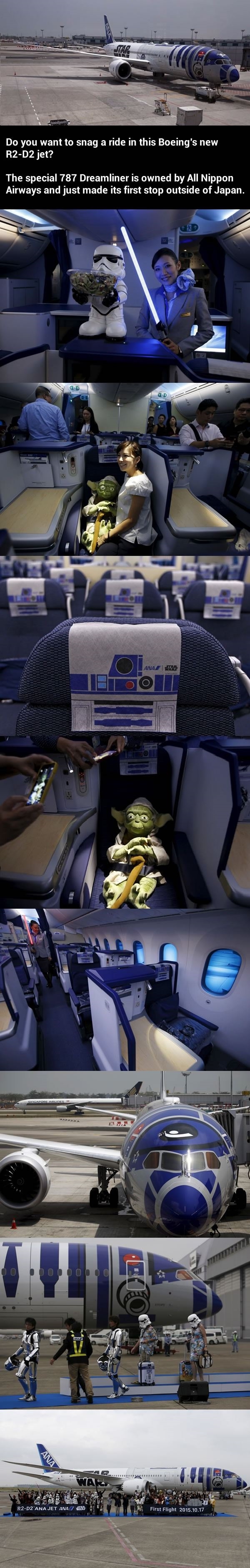 Star Wars themed plane