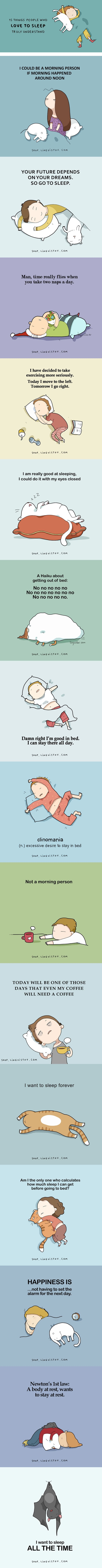 For those who love sleep