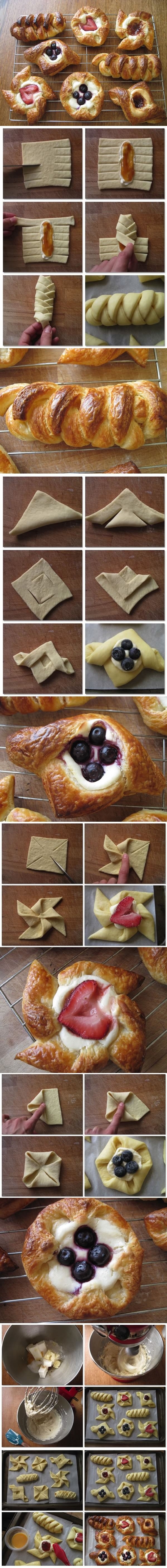Ways to fold your pastry