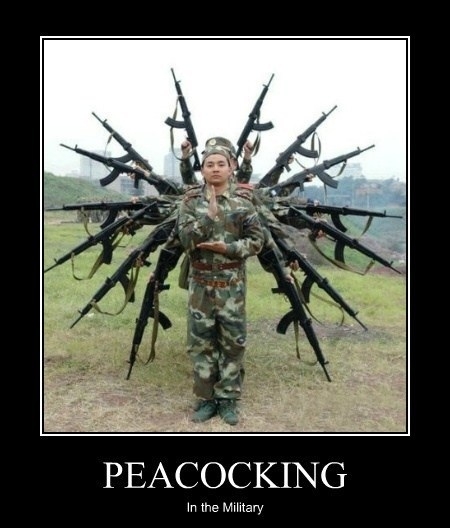 Peacocking