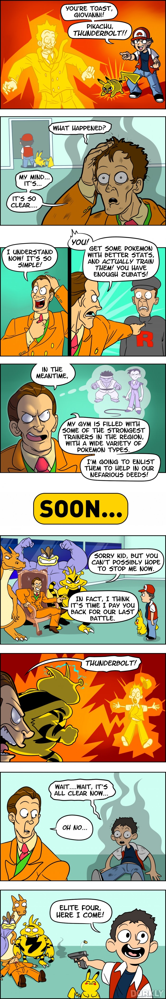 Giovanni uses his brain