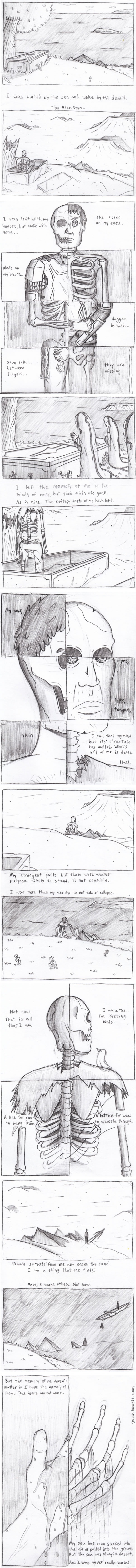 I was buried by the sea